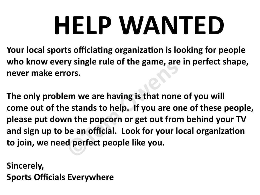 HELP WANTED! 😂
<a href="/TASOHoustonFB/">TASO Houston FB</a> 
<a href="/HoustonUmpire/">Houston TASO Umpires</a> 
<a href="/HTXAreaBaseball/">Greater Houston Baseball Coaches Association</a> 
<a href="/YourBranchNews/">Spring Branch Sports Line</a>