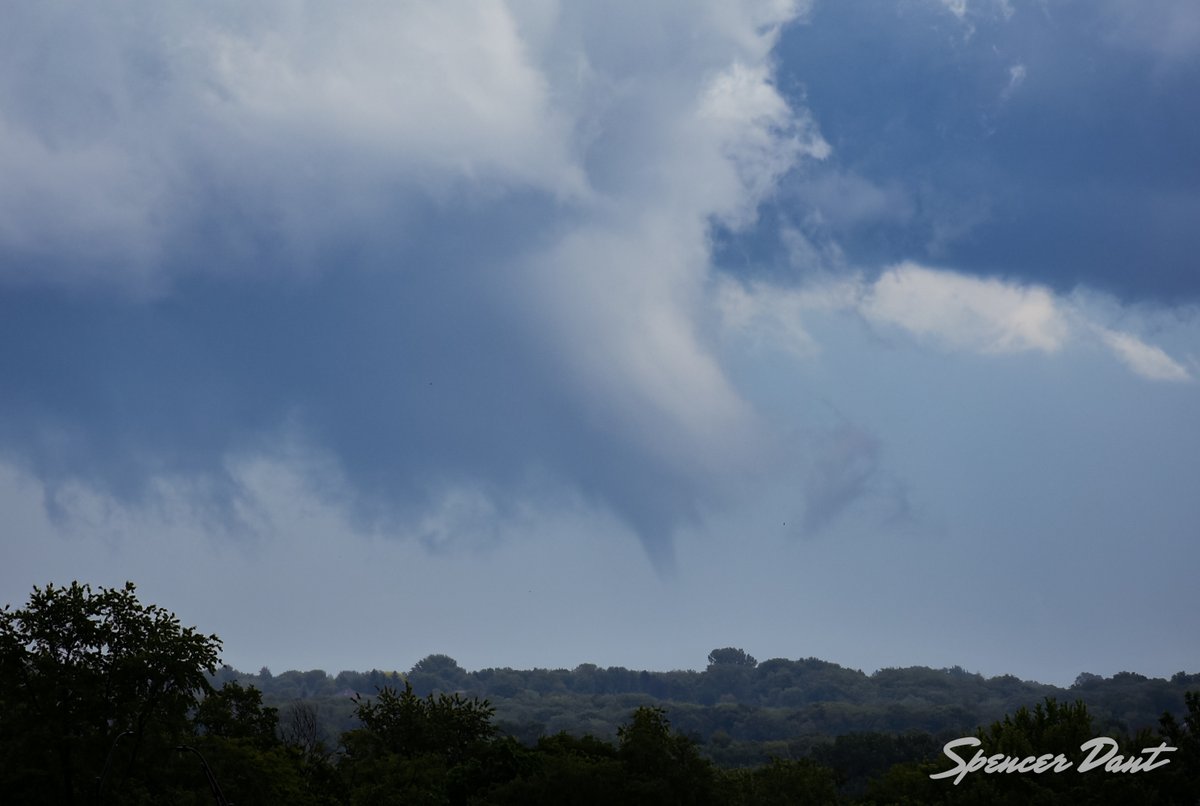 May 26 - Des Moines, IA. A weak, uncondensed tornado, and the epitome of tornado chasing in 2020. A stat padder in the truest sense.