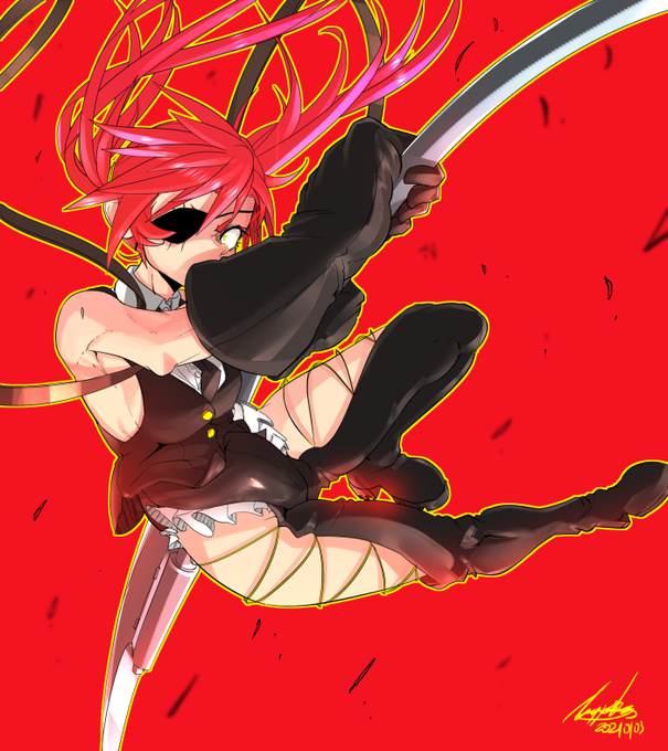 殺戮モード時のアンジェラ 