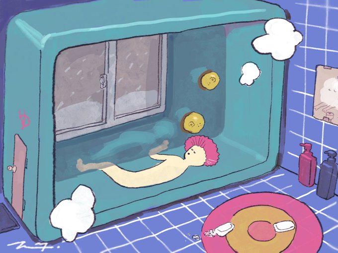 「bathing window」 illustration images(Latest)