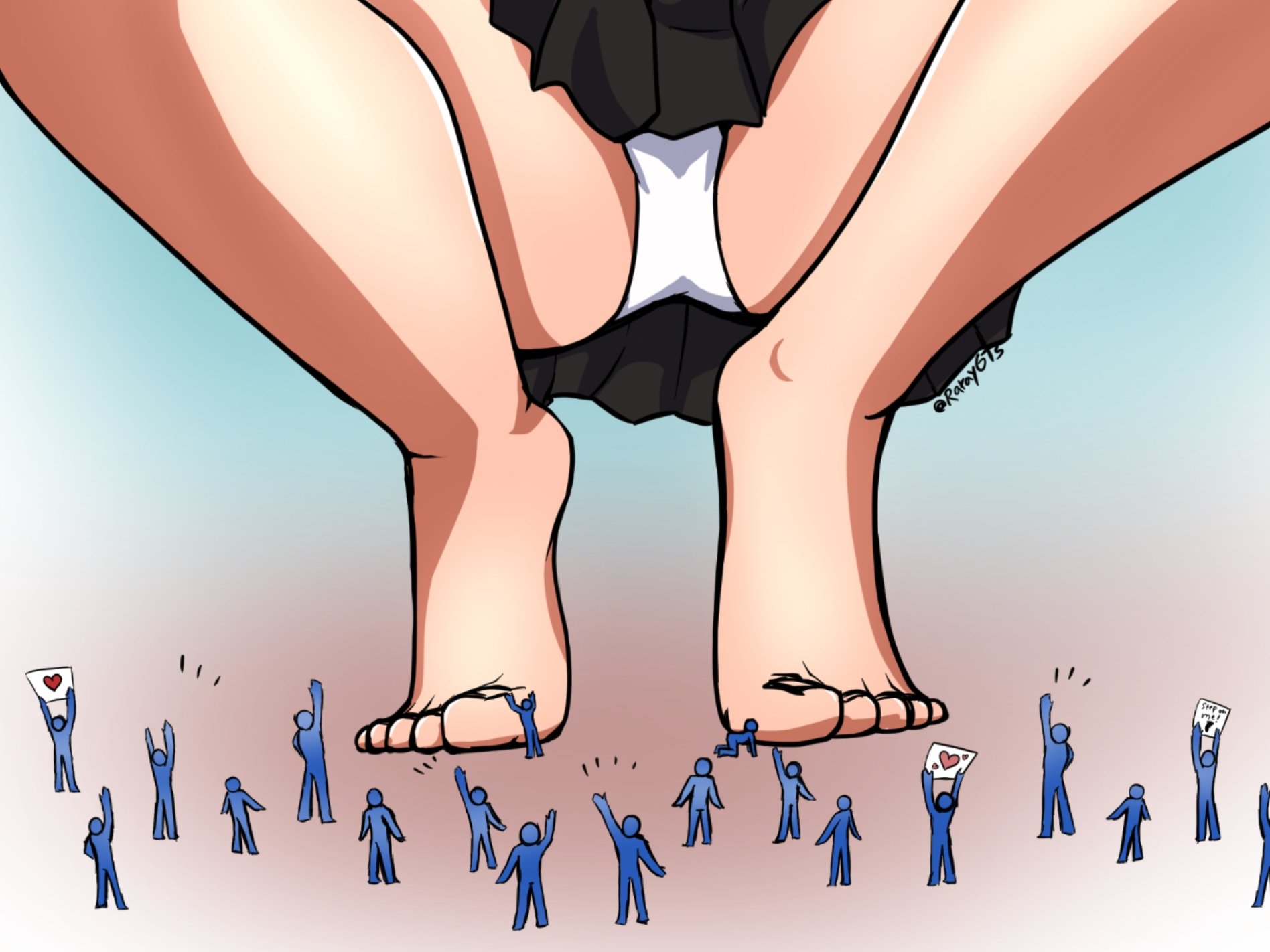 All tinies are welcome ~ I hope you enjoy all my stuff #giantess #sizetwitt...