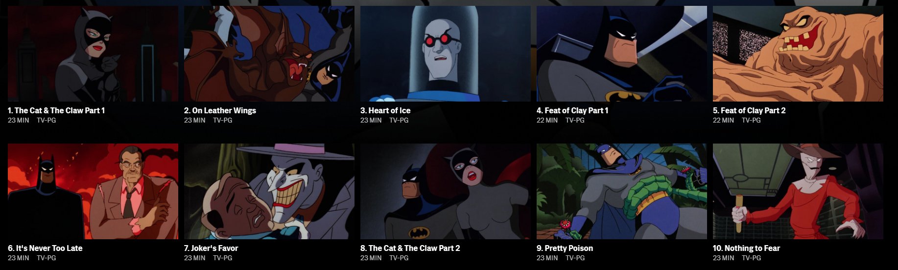 Arriba 81+ imagen batman the animated series episodes order