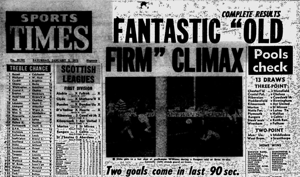 4 The Evening Times hit the streets of Glasgow at 5pm with no mention of what was unfolding at that very moment.