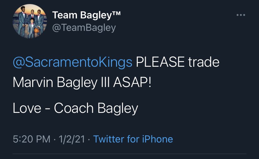 Beef between De'Aaron Fox and Marvin Bagley's father, Marvin Sr : r/nba