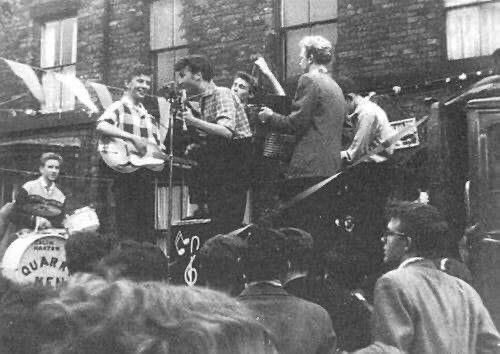 The Quarrymen in 1957.

#beatles #thebeatles #quarrymen #thefifties #band #music #repost #johnlennon #guitar #guitars #live #audience #cool #history #vocals #talent #instagram #instagood #instadaily #instamusic #twitt