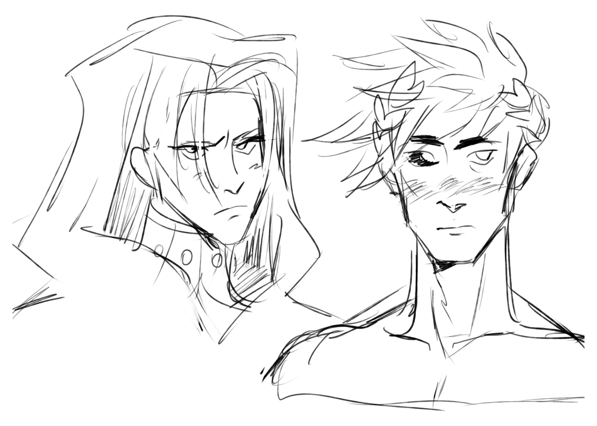 first hades doodles  ... .. 