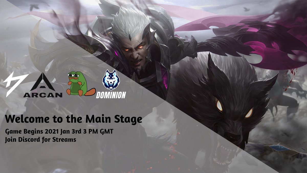 SeiryuGG's tweet image. Welcome to the Main Stage!
=-=-=-=-=-=-=-=
@Team__Demize 
@arcanteam 
Aurorus
Dominion Gaming
=-=-=-=-=-=-=-=
Join us in the discord server for further details!