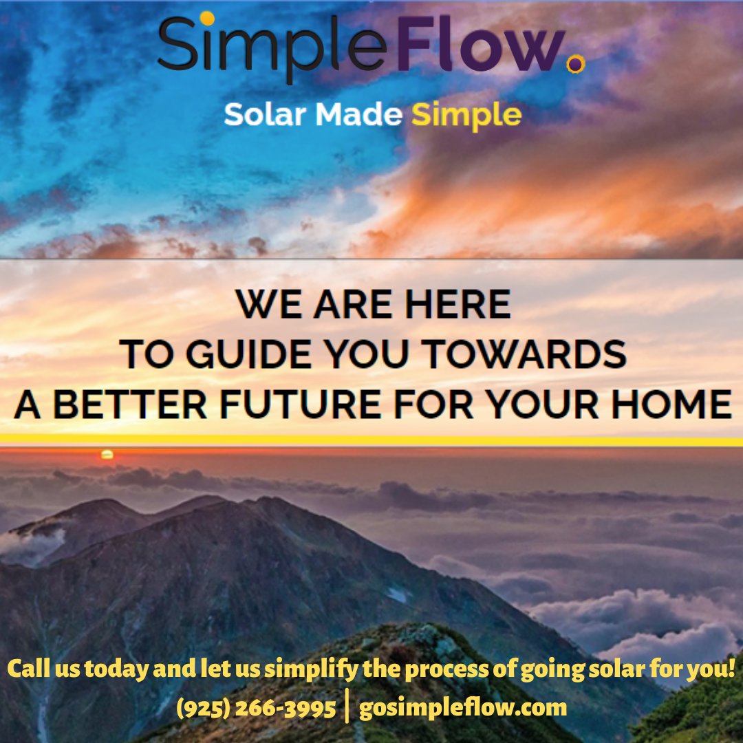 GoSimpleFlow's tweet photo. Let us do what we do best, simplify making the switch to solar for you!

#solarenergy #solar #solarpower #solarpanels #cleanenergy #greenenergy #solarsystem #gogreen #gosolar #photovoltaic #solarpowered #sustainability #renewables #solarinstallation https://t.co/sH3Ap5ghom