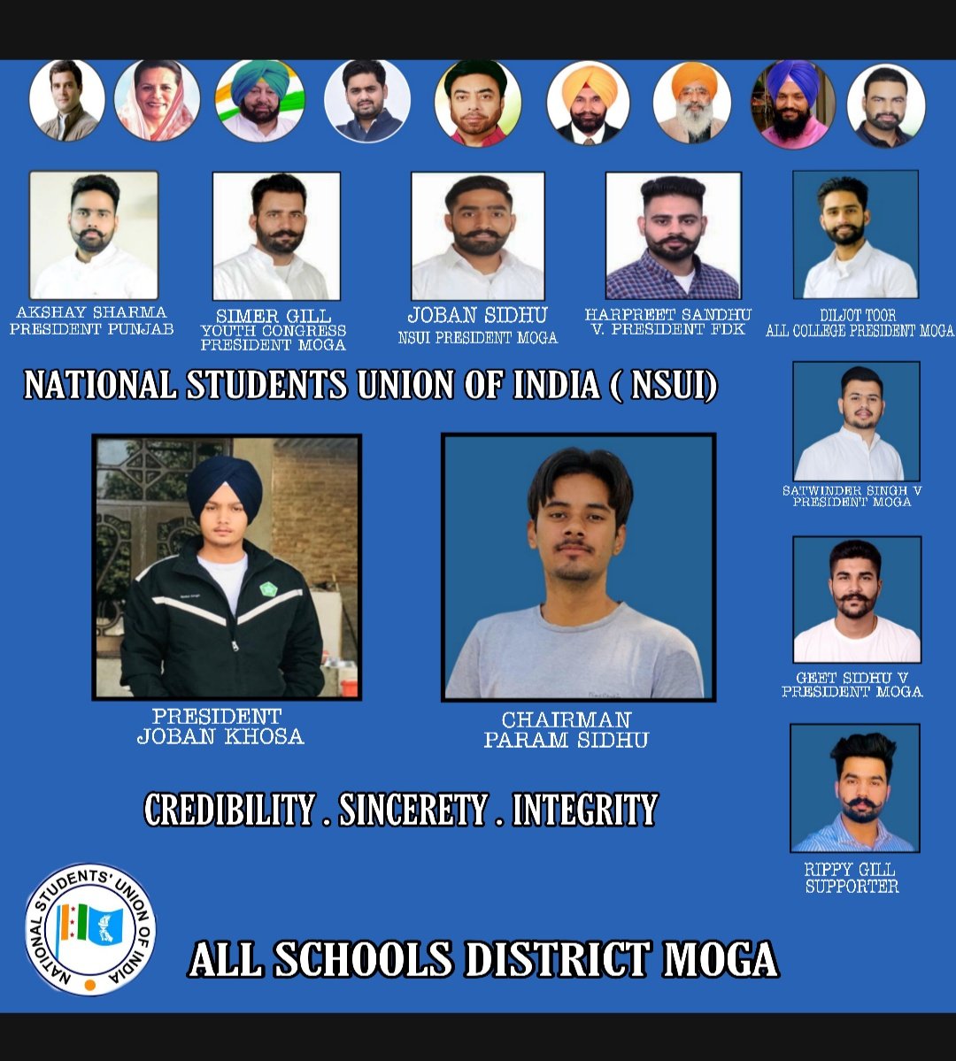 Joban_president's tweet photo. #Allschoolpresidentmoga #allschoolpresident #jobankhosa #nsuiallschoolmoga #nsui #akshaysharma https://t.co/RiFue625sS