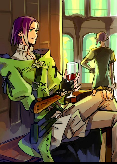 I'm still a stupid coward when it comes to upload my drawings online again but would be wrong to not put Gridanian Smith into my gallery hhhh 