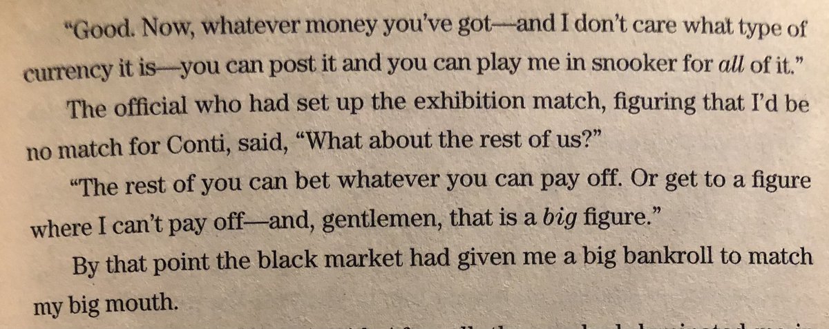 Having big pockets opens doors for even bigger pockets; parlay/collect that compound interest