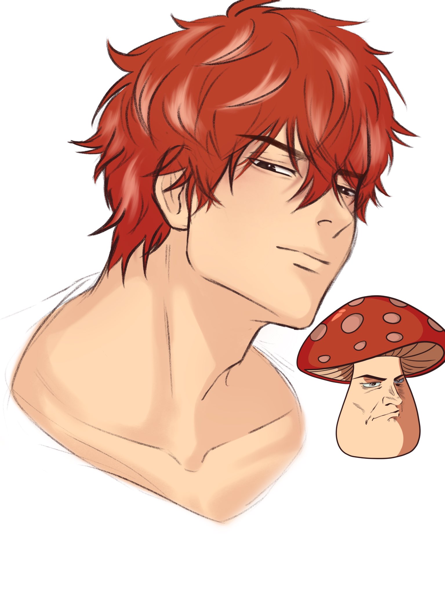 mushroom hat pfp | Cute drawings, Cute profile pictures, Cute anime pics