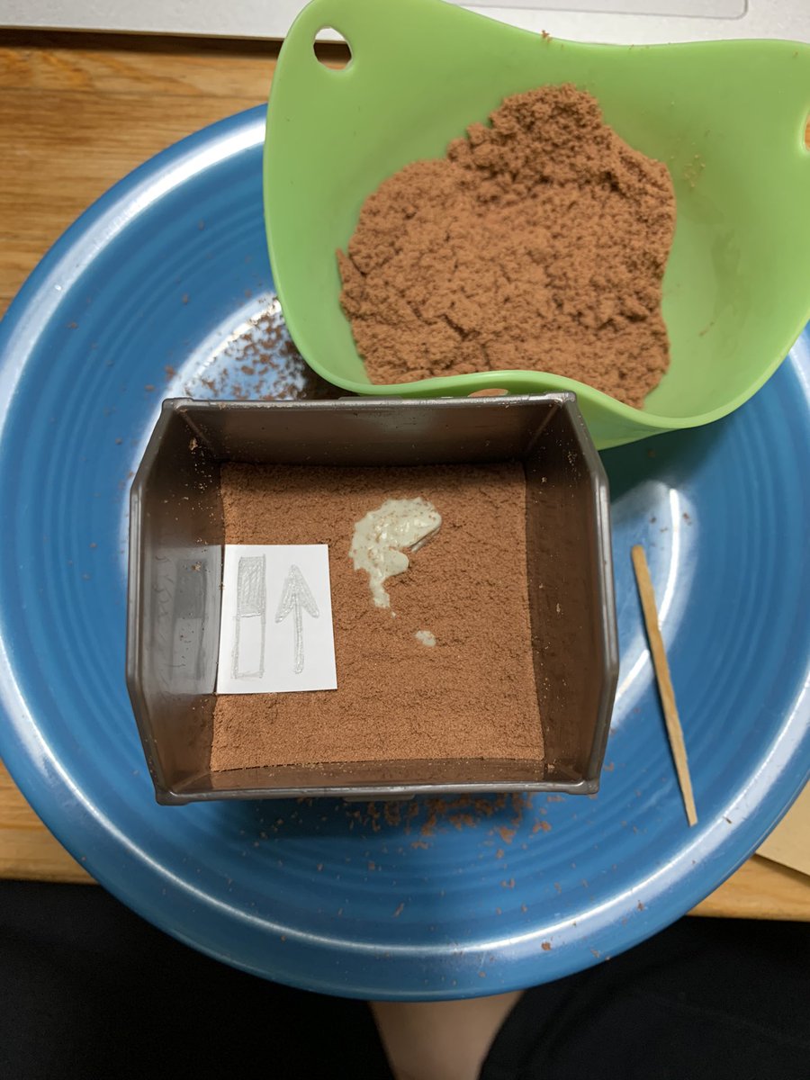 Fist pass in level 2 reveals top of unidentified white material. Believed to be bone.