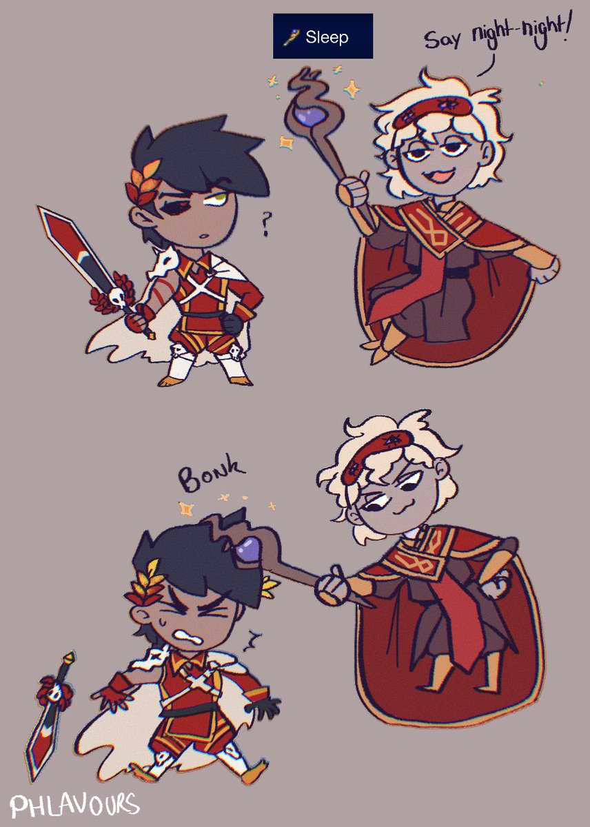 phlavours's tweet photo. Hades characters x fire emblem classes https://t.co/mI7dfUNIAQ
