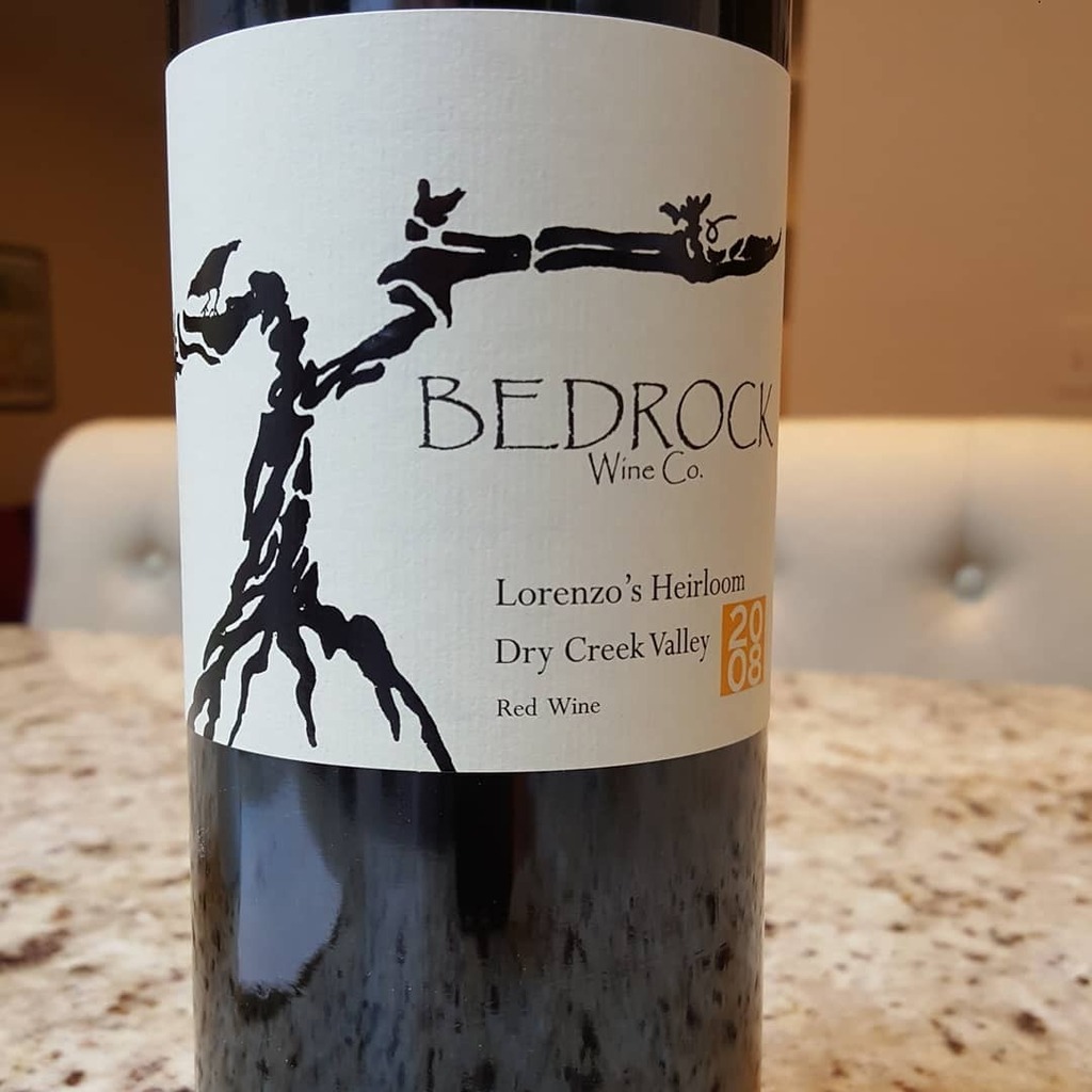 Lorenzo's Heirloom (now Heritage) 2008. Still young, vibrant, has a lot of life and years to give. Thoroughly enjoyable. Thank you @bedrockmorgan @underthewirewine !  Happy New Year and congratulations on the latest, well deserved accolade. instagr.am/p/CJkH5YcLnV0/