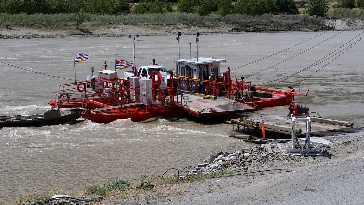 The Lytton reaction ferry takes you there. Provides employment to a few local FN ppl. Safe & free ride.