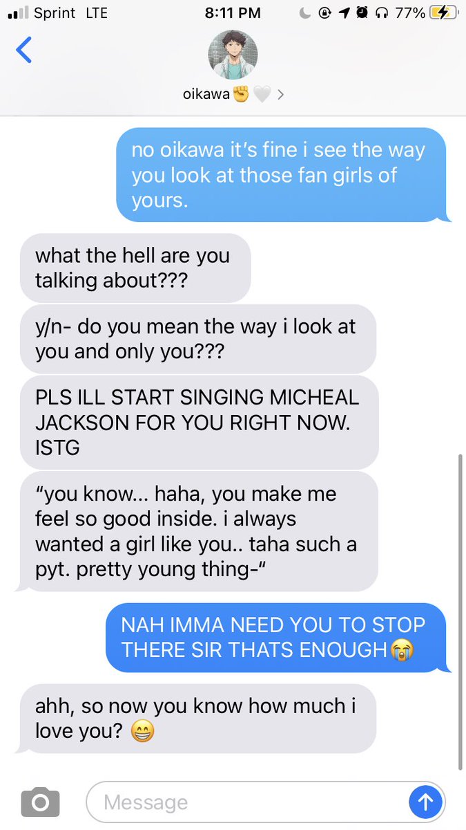 oikawa (i’m 100% sure he wouldn’t listen to micheal jackson but i love this song and i’m listening to it rn so that’s what y’all get)