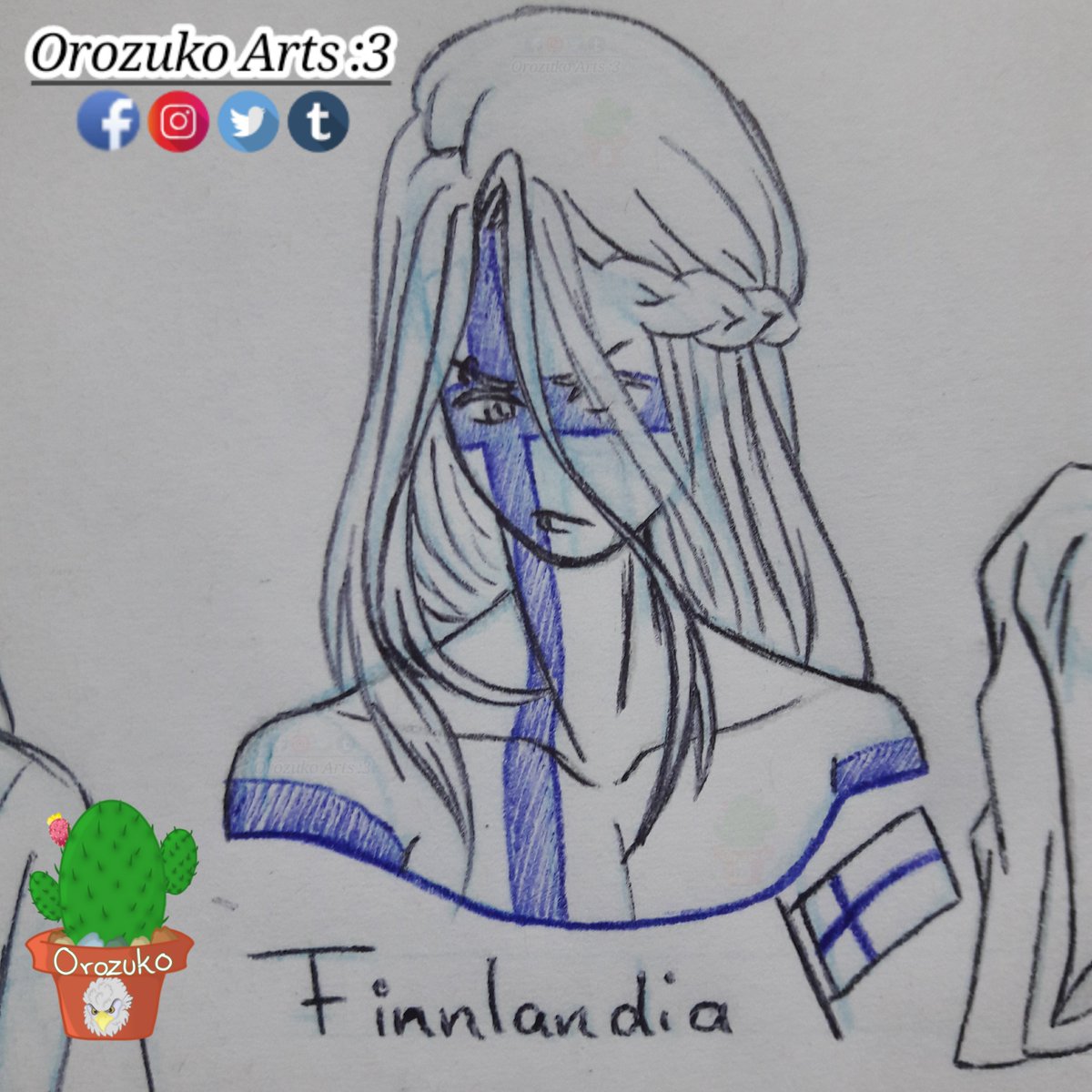 HenryRo70876331's tweet photo. #Orozuko_Arts_:3 #OrozukoDesingOfFinnlandiaMale #CountryHuman #CountryHumanFinnladiaMale #FullBody #HeadShot #TradicionalSketch #Sketch #BlueBerolColor #TradiciobalLineArt #TradicionalLineArtOnTopOfSketch #LineArtOnTopOfSketch #RoundSticBIC_M_Mechanical_Pencil #PaperBond https://t.co/bpZrPO2AH8