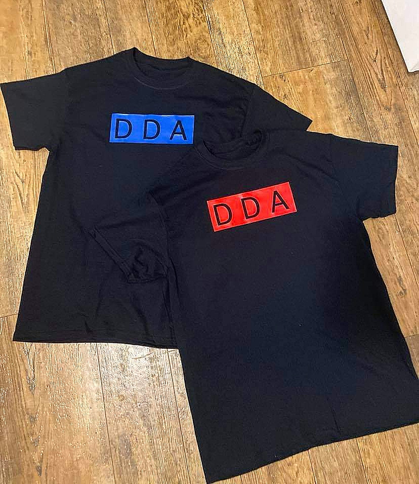 'D D A' T-Shirts Available In All Sizes & Colors. For only $14.99
.
.
.
.
DIRECT MESSAGE 📲 US TO PLACE ORDER 📦 
.
.
.
.
#DondadaApparel #Dondadafit #DDA #Tshirts #clothingbrand #clothing #apparel #llc #like #share #support #smallbusiness #order #purchase  #blackownedbusines