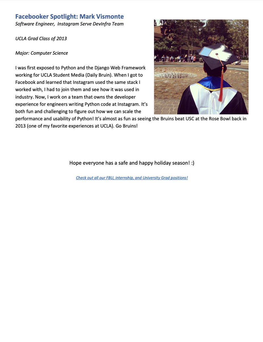 Facebook x UCLA is Facebook's monthly newsletter dedicated to connecting with UCLA students and keeping everyone up-to-date about the latest things happening at the company - check out what Facebook is doing about false claims re: the ❗️💉COVID-19 vaccine 💉❗️and more!