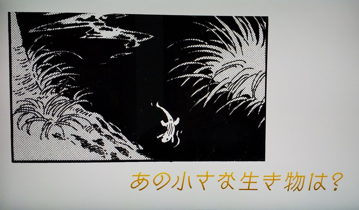 #100分de萩尾望都 
「イグアナの娘」ラストシーンについての
萩尾望都先生自身の解説
「(下に小さく描かれている生き物は?)それ、お母さんですね、お母さんの正体」
「凝っていたのは、母の無念」 