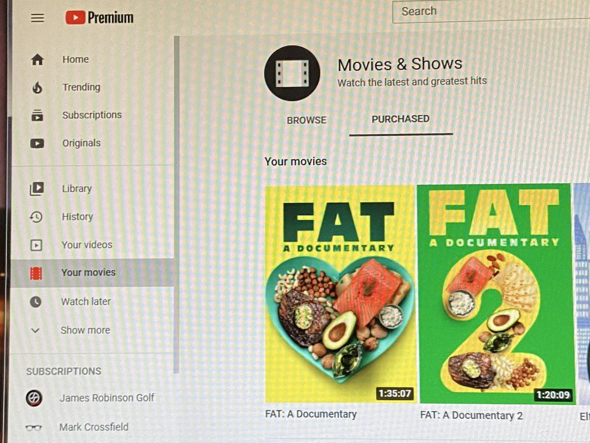 TheJoshGaston's tweet image. This just happened...
I bought #fatdoc2 AND #fatadocumentary (even though I have the original on DVD &amp;amp; I can watch it on @PrimeVideo) on @YouTube so I can watch both anywhere and everywhere. You MUST follow @VinnieTortorich  NOW! #fat #activeeveryday #eatrealfood
