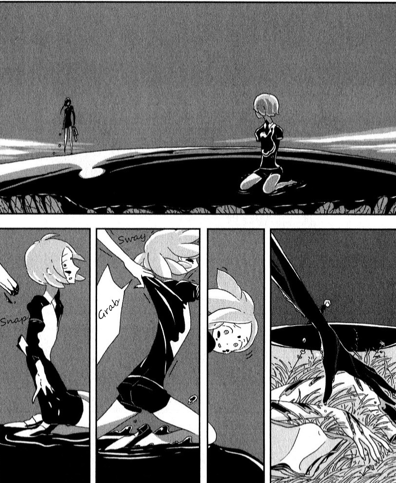 hnk spoilers
/
it dawned on me that shinsha and phos have never physically touched each other within the story so far... their only contact was during their last fight and it makes me sad!!! all of their close interactions were... barely... touching... oh that yearning potential 