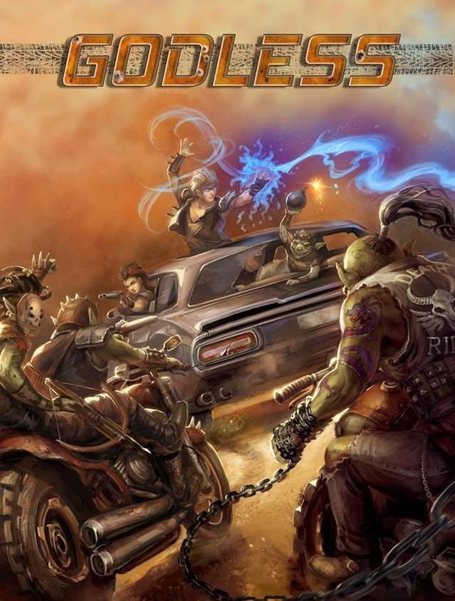 OK ok ok... Car Wars but with Shadow of The Demon Lord... Godless 