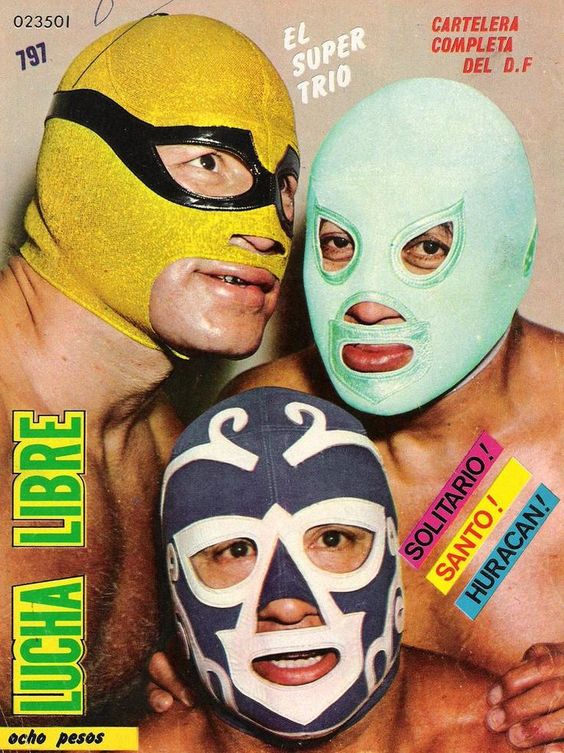 A huge inspiration has been Lucha Libre magazines from the 70s and
