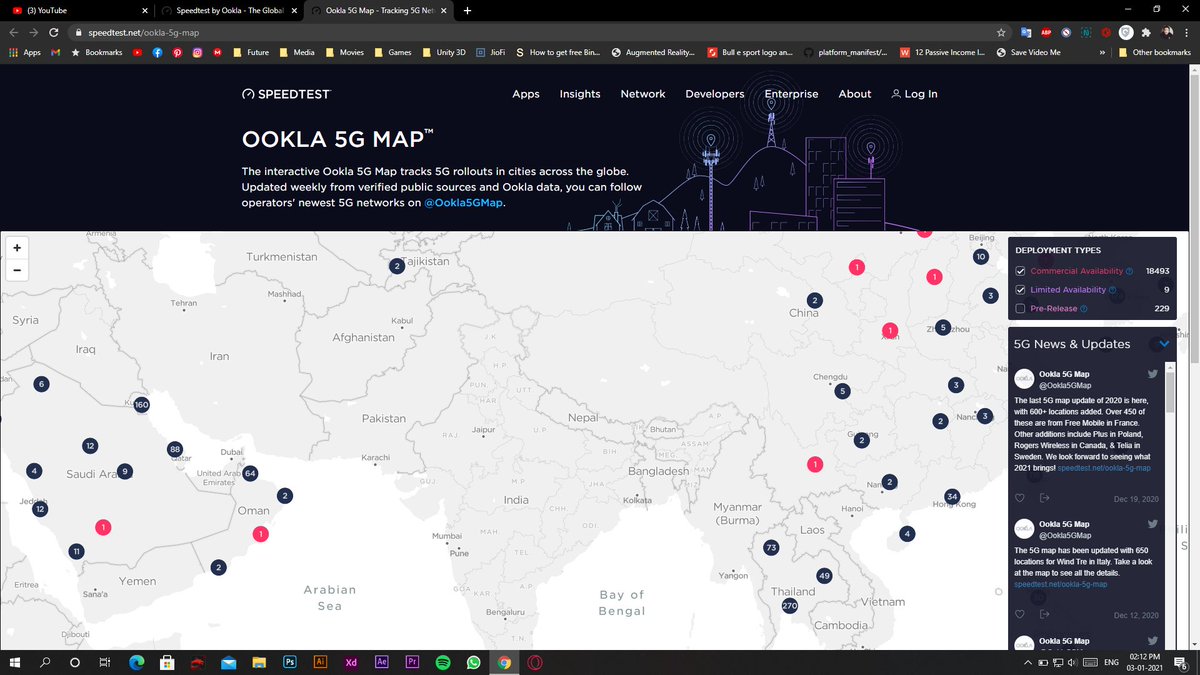 ashutomar01's tweet image. Why Ookla is showing wrong map of Ladakh India?
@PMOIndia @AmitShah @MIB_India @PIB_India @PIBHomeAffairs @Ookla @Speedtest #wrongmap