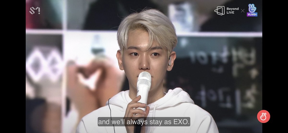 ex0LetsL0ve's tweet photo. @B_hundred_Hyun Baekhyun: "You'll always be an EXO-L and we'll always be EXO." https://t.co/IXNkbVSPDm