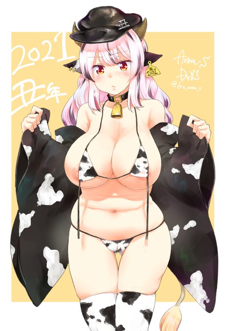 なんとか三が日中に今年の干支を描けました。今年もよろしくお願いしま牛。 