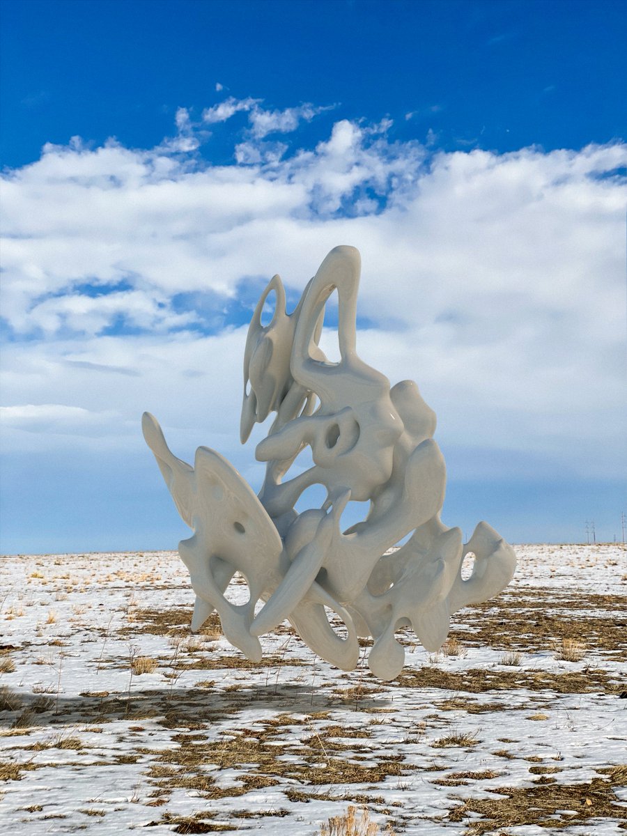 eceertrey's tweet image. endless snowy plains abstract object ❄️
#vrsculpture #ar #augmentreality #vrart