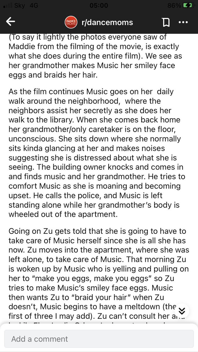 For anyone planning on watching Sia’s new movie “Music” that’s got Maddie Ziegler - a neurotypical dancer - playing an autistic girl... Don’t. Attached in this thread is a review from someone who has seen the movie and yep, it’s just as awful as we thought.(Part 1)