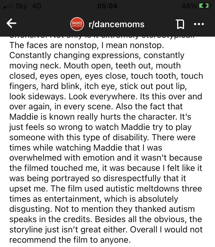 (Part 2) Please do not support Sia or  #Music or anything related to it. It’s fucking ableist and garbage. Listen to actually autistic people and DO NOT SUPPORT IT.