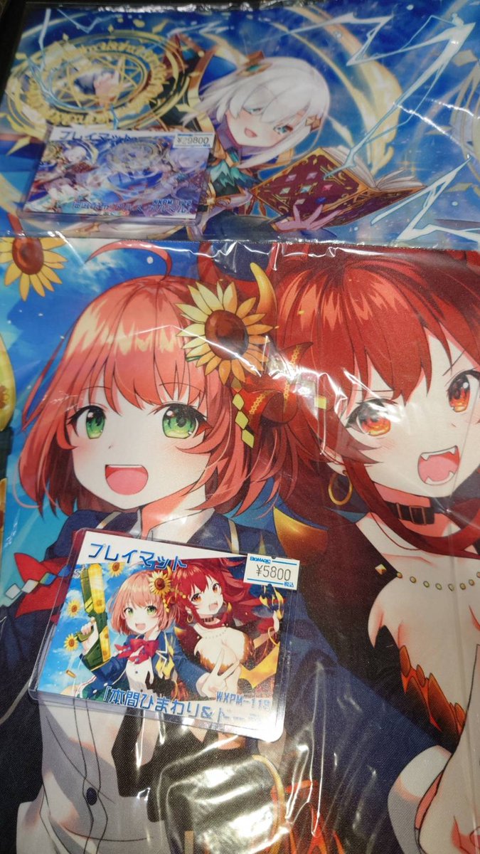 WIXOSS】にじさんじのコラボプレイマット2種入荷しました！ ・ひまわり