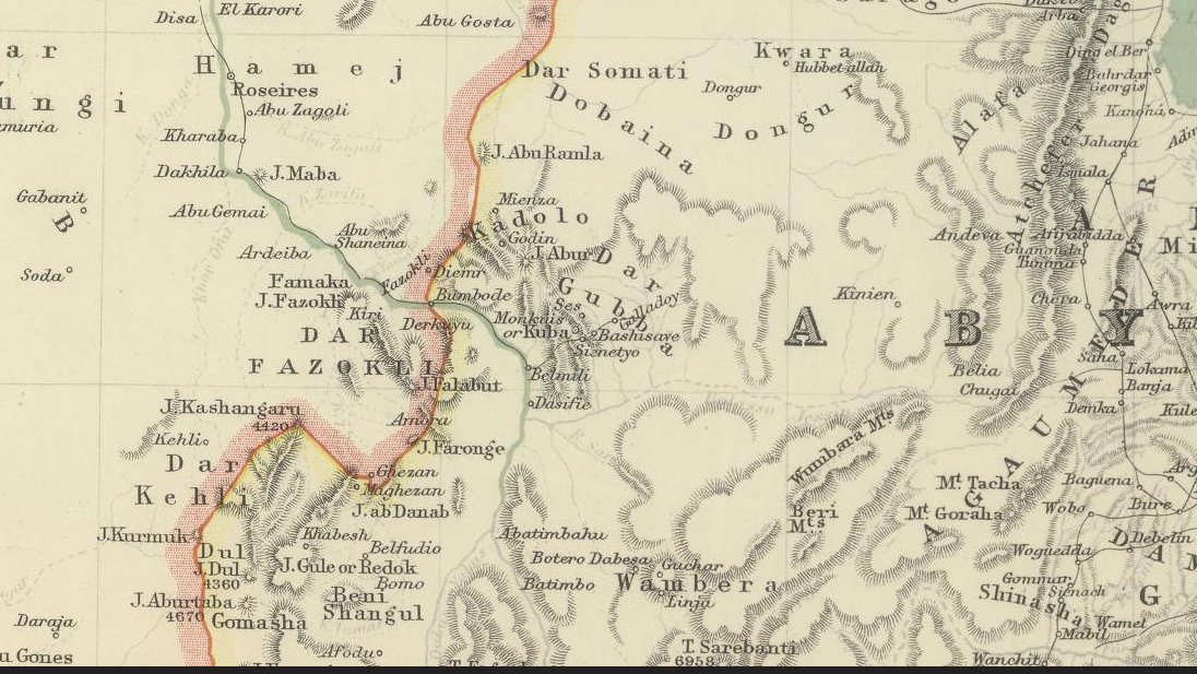 Here is another map of the border region, this time from 1911, a map published in Edinburgh. Trust me, one thing the English and Scots are good at, it's surveying.