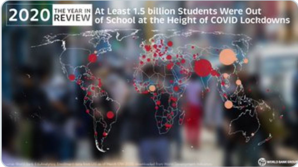See where schools closed around the world as a result of #COVID19. Our 'Year in Review' reflects on the impact of the pandemic on the poorest countries.wrld.bg/S1OS50CYpxW