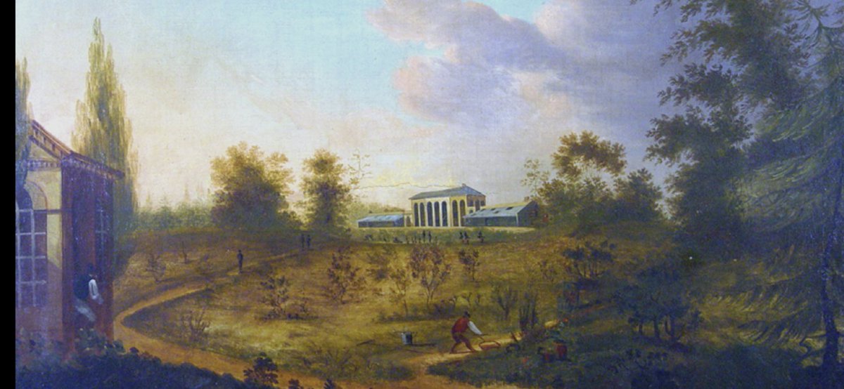 Let’s take a short history tour of Rockefeller Center, followed by a tour of its very interesting sculptures, bas-reliefs, and murals. I guess this is how it looked in 1800, when it was Elgin Botanical Garden, the first of its kind in the US. 1500 species of plants, on 20 acres.
