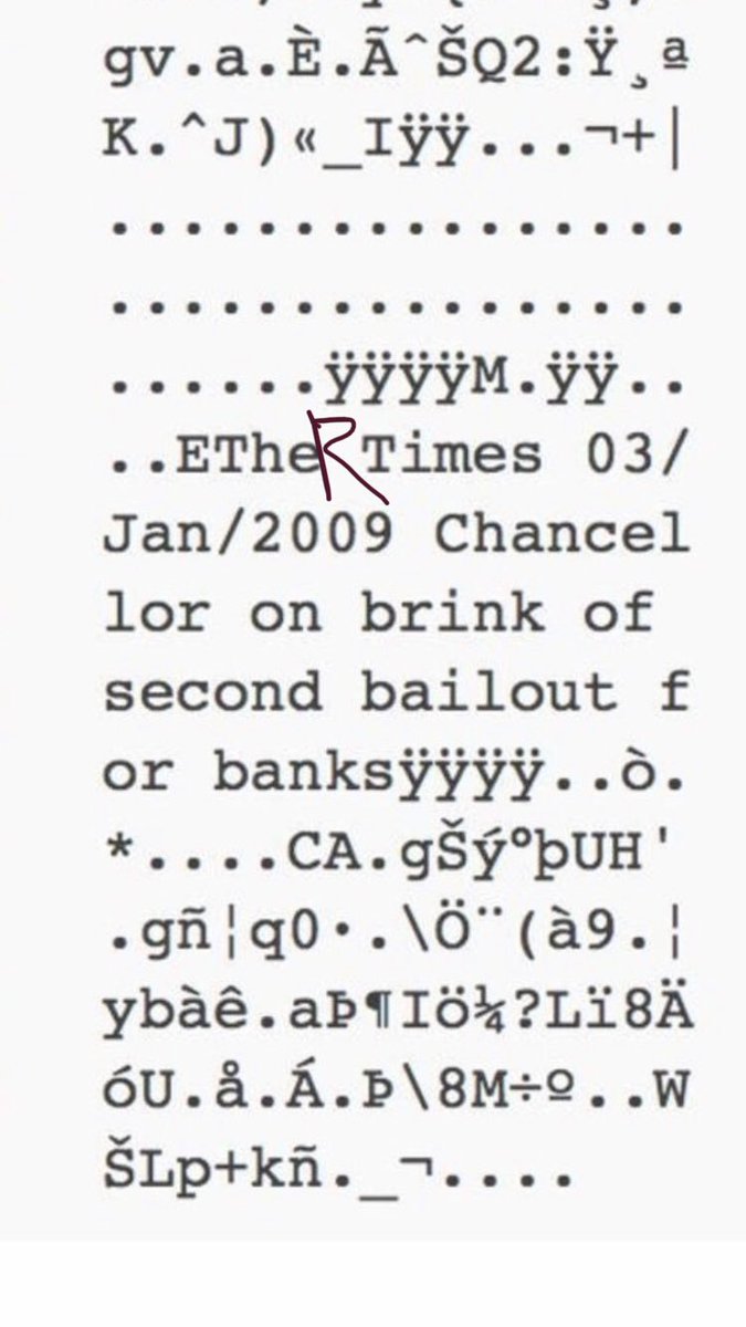 Coinbeast 12 Years Ago Jan 3 09 Satoshi Mined The First Bitcoin Block Known As The Genesis Block A Message Was Embedded The Times 03 Jan 09 Chancellor On Brink Of Second