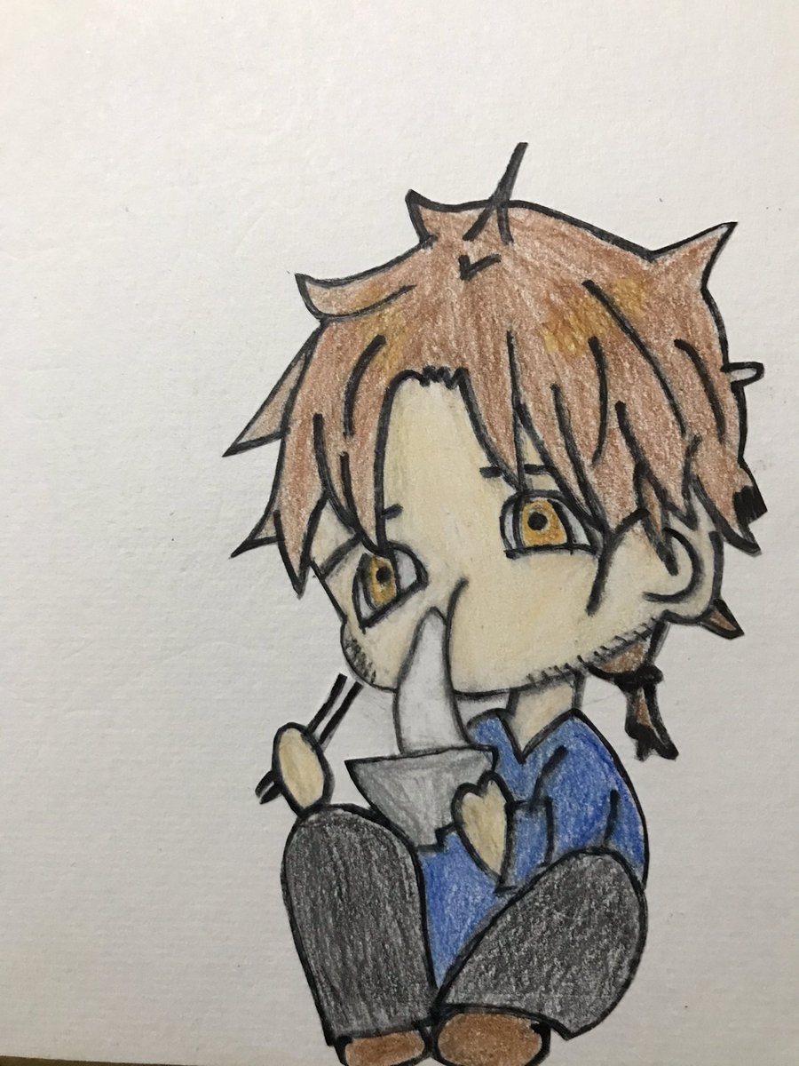 Alani アラニ お餅食べるベルさん デラスのお品書き イラスト 初心者 色鉛筆 Alani アラニ お餅食べるベルさん デラスのお品書き イラスト 初心者 色鉛筆