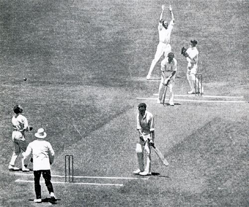 Mailey at last made his Test debut in 1920-21 AshesIn the fourth Test, he took 4 wickets in the first innings and 9 in the second.Being Mailey, he could laugh in retrospect at the chance off Patsy Hendren that went down that day. But for the miss, he could have had all ten.