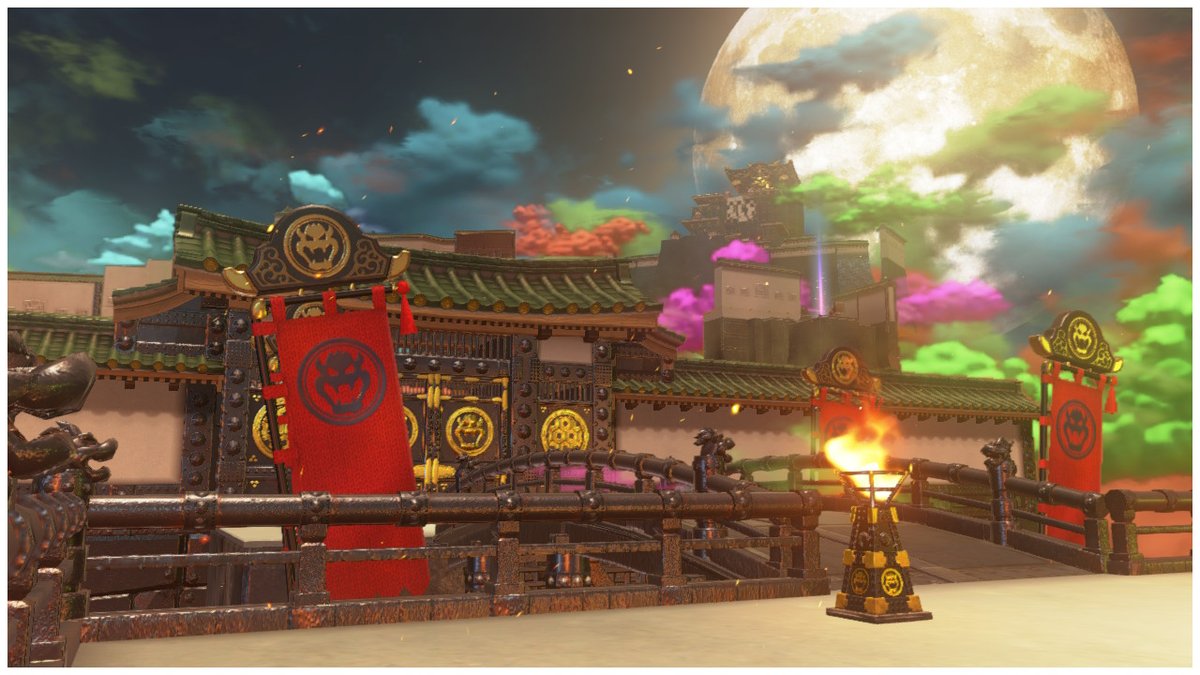 モモ猫神 スーパーマリオオデッセイ Supermarioodyssey Nintendoswitch オデッセイのクッパ城は和風 めちゃくちゃ雰囲気あってカッコいい Bgmも渋い和風テイストな曲