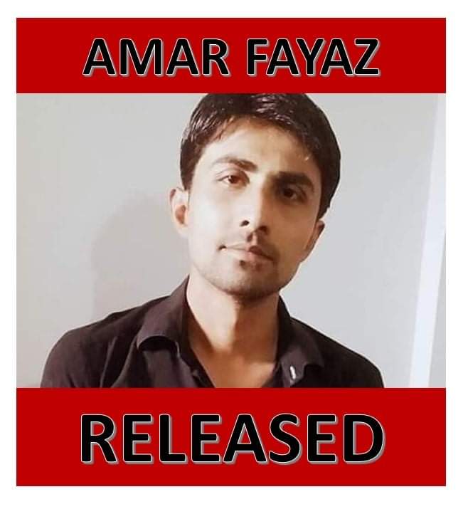 rcipakistan's tweet photo. Long Live International Solidarity.
Comrade Amar Fayaz Released. 
A real Happy New Year for all the comrades!!!!!
Onwards and Onwards to Socialist Revolution !!!!

https://t.co/o7O9ErtEzy https://t.co/vrvFBbNQEn