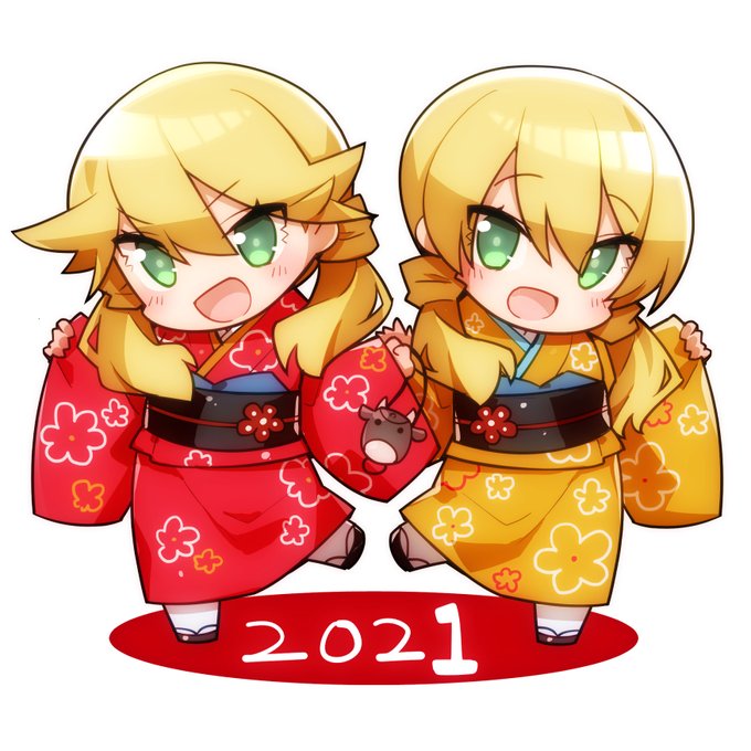 三箇日も終わるってんですよ
#アリスギア   
#アリスギアお絵かき
#年賀状2021 