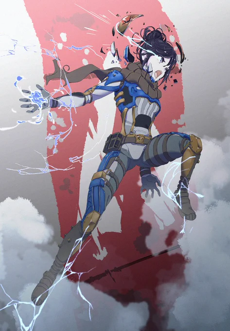 瞬きしないで、見失うわよ。#ApexLegends #ApexLegendsfanart 