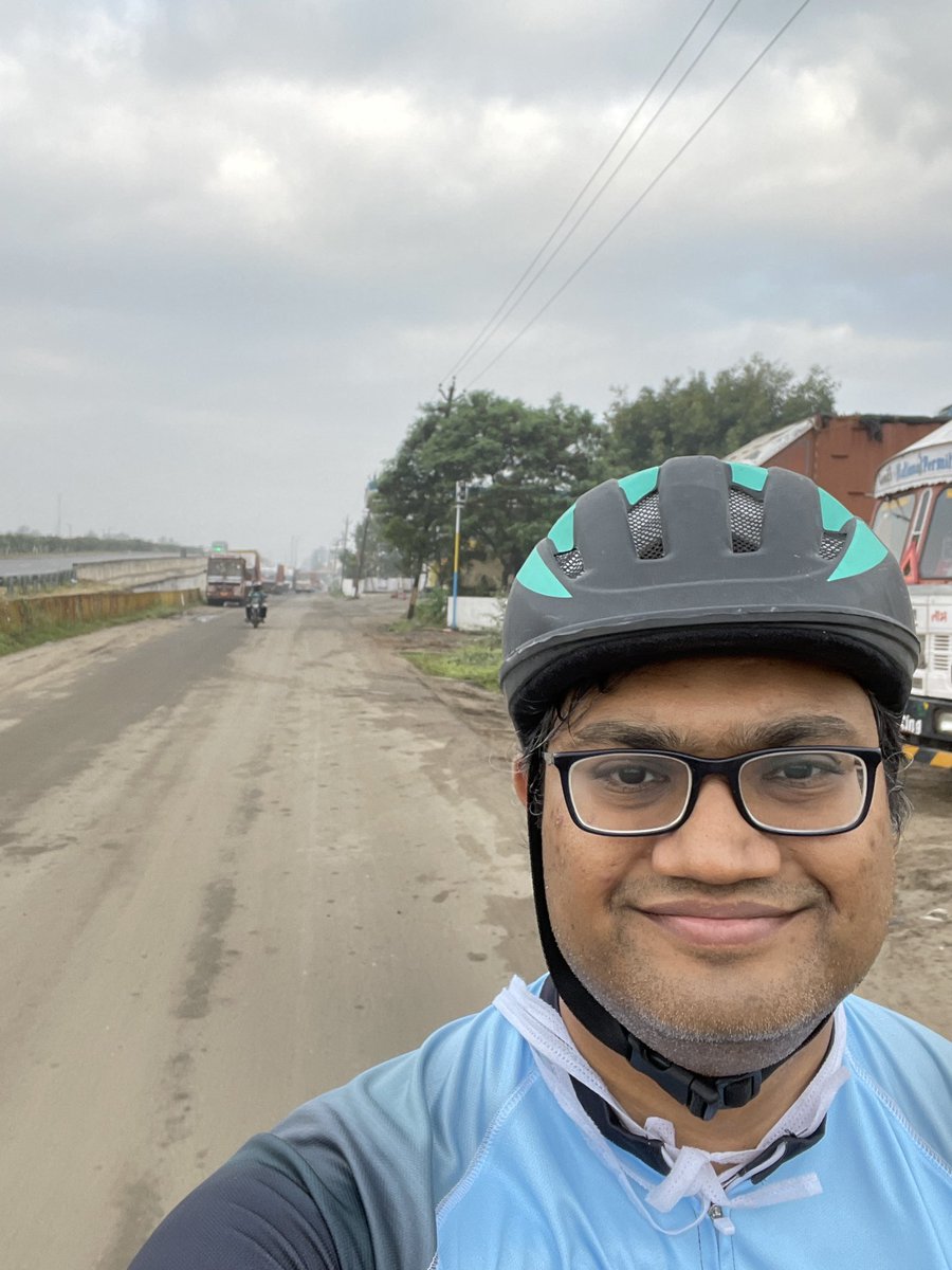 My first cycling expedition in 2021- 51km (32 miles) <a href="/arya_offl/">Arya</a> <a href="/FitIndiaOff/">Fit India Movement</a> <a href="/MyFitnessPal/">MyFitnessPal</a> <a href="/imVkohli/">Virat Kohli</a> - thanks for inspiring