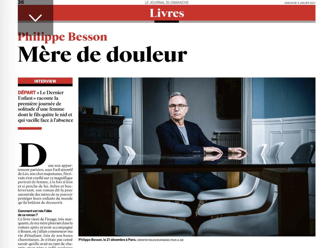 jeanspiri's tweet image. Magnifique itw de #PhilippeBesson dans @leJDD qui n’est qu’un avant goût de ce que vous ressentirez en lisant « Le dernier enfant » qui parait cette semaine chez @Ed_Julliard @Lisez_officiel cc @VSpringora