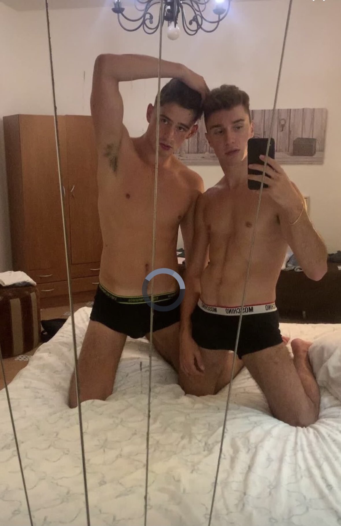 Subscribe to our OF ?? like our uncensored pics/vids there and you will receive our sex video for FREE