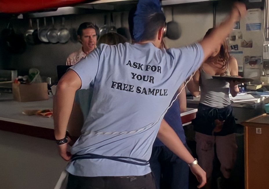 "Orgasm donor. Ask for your free sample."I guess we all have to keep living a normal life after witnessing this with our own eyes uhm? Spoiler Alert, it is not possible.